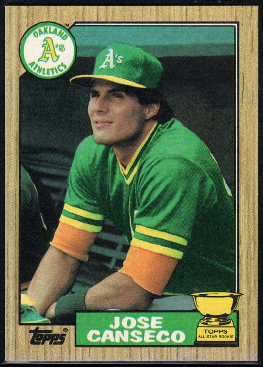 1987 Topps #620 Jose Canseco Athletics
