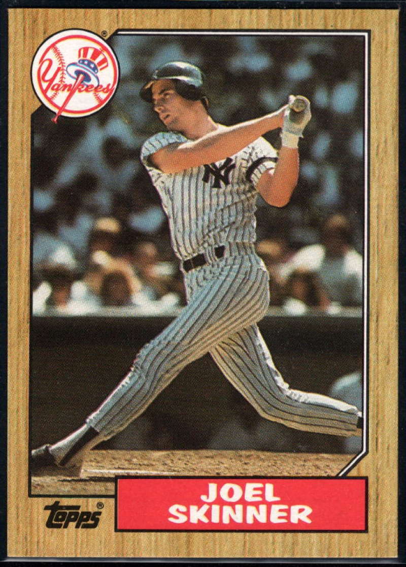 1987 Topps #626 Joel Skinner Yankees Image 1