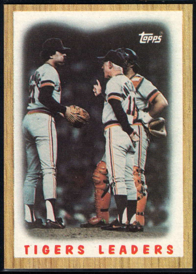 1987 Topps #631 Willie Hernandez/Sparky Anderson Tigers Tigers Leaders Image 1