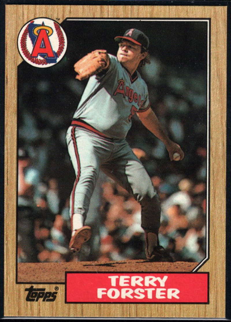 1987 Topps #652 Terry Forster Angels Image 1