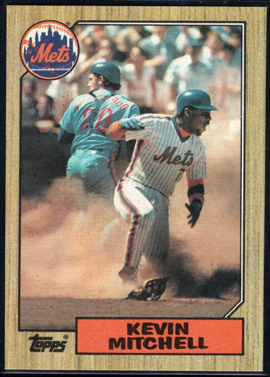 1987 Topps #653 Kevin Mitchell RC Rookie Mets