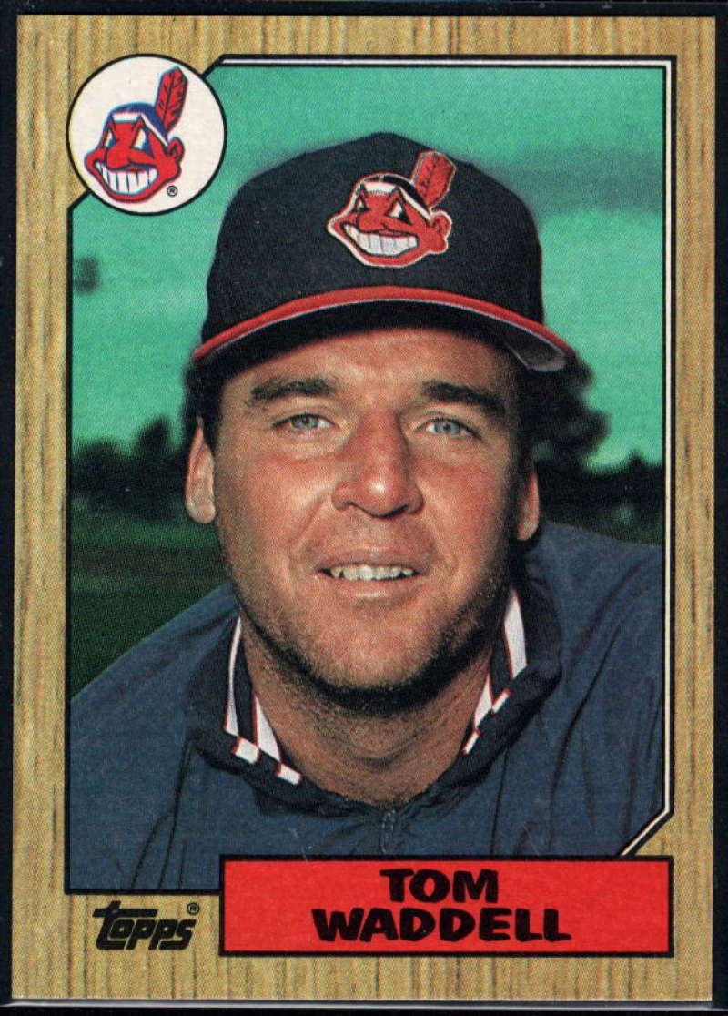 1987 Topps #657 Tom Waddell Indians Image 1