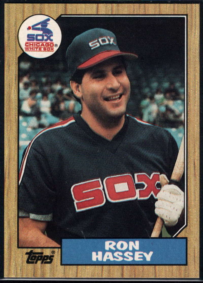 1987 Topps #667 Ron Hassey White Sox Image 1