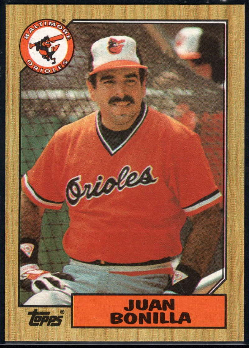 1987 Topps #668 Juan Bonilla Orioles Image 1