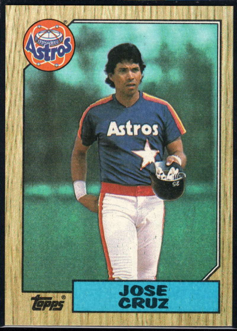 1987 Topps #670 Jose Cruz Astros