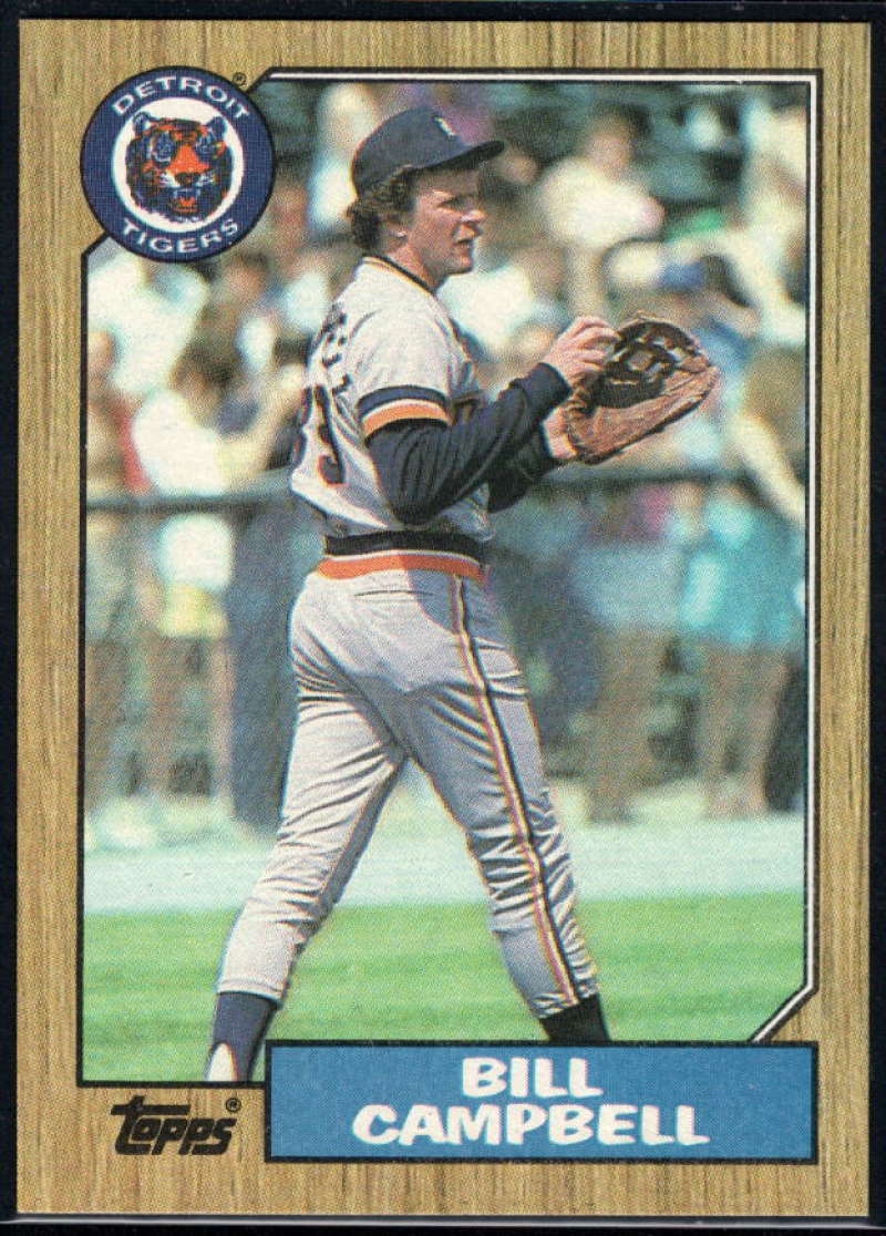 1987 Topps #674 Bill Campbell Tigers Image 1