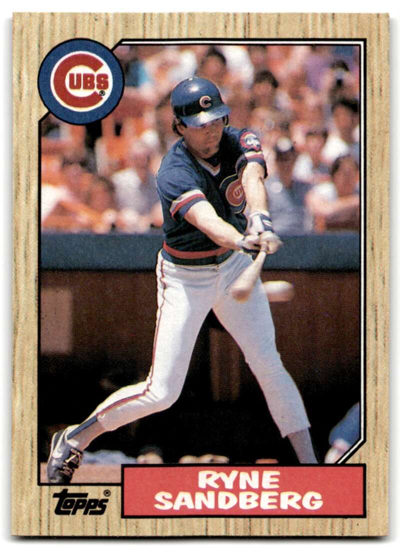 1987 Topps #680 Ryne Sandberg Cubs Image 1