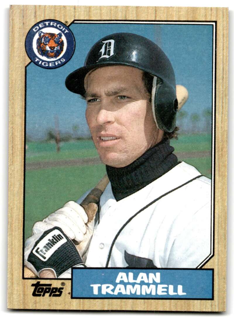 1987 Topps #687 Alan Trammell Tigers Image 1