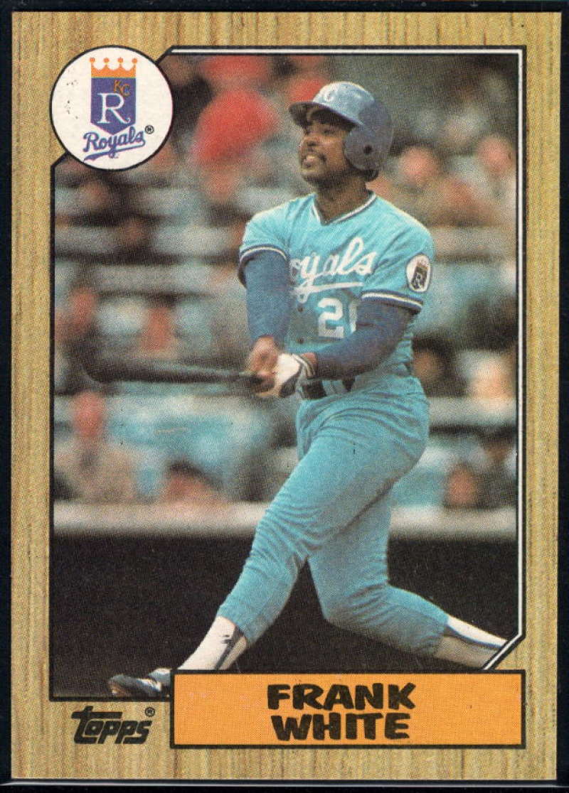 1987 Topps #692 Frank White Royals Image 1