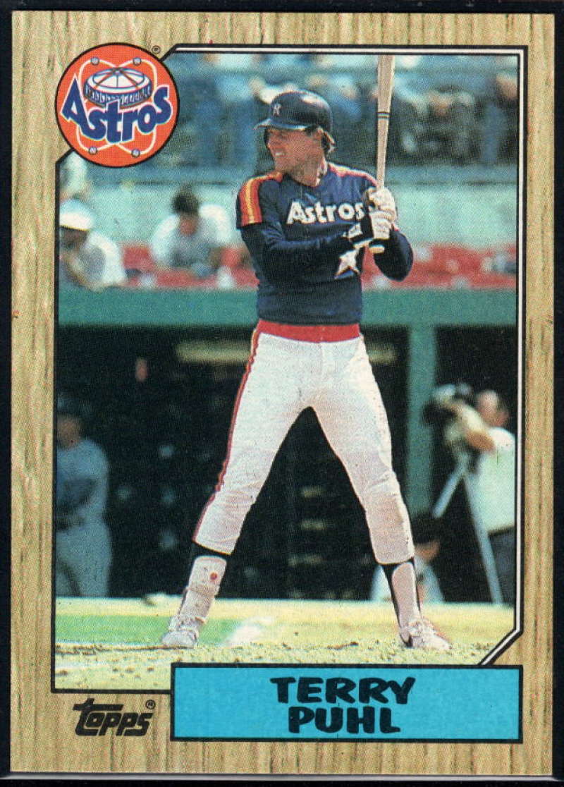 1987 Topps #693 Terry Puhl Astros Image 1