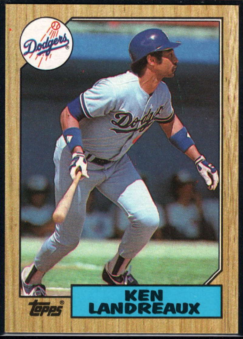 1987 Topps #699 Ken Landreaux Dodgers Image 1