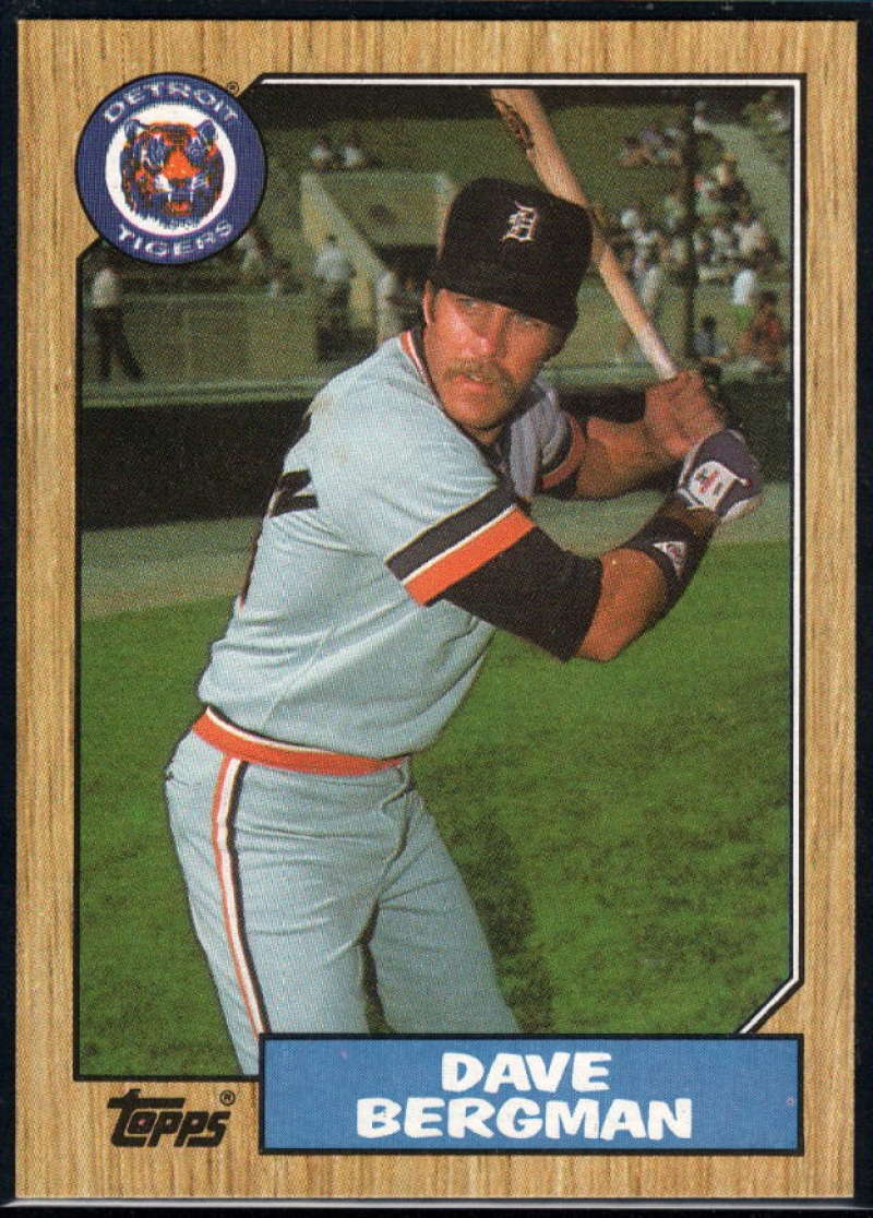 1987 Topps #700 Dave Bergman Tigers Image 1