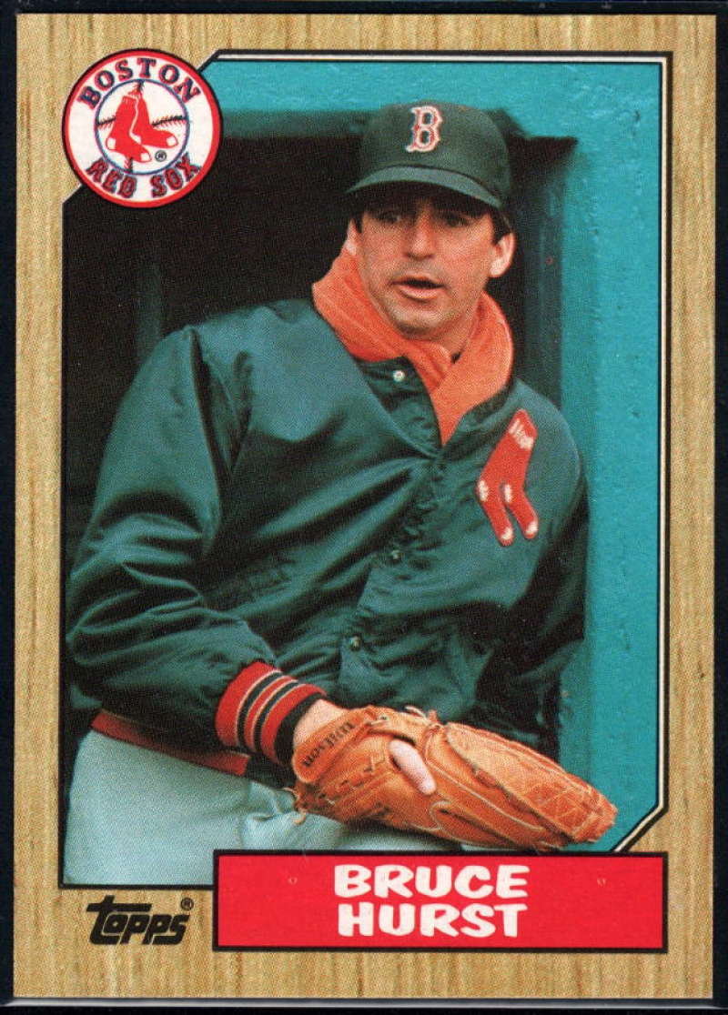 1987 Topps #705 Bruce Hurst Red Sox Image 1