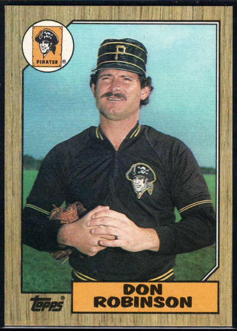 1987 Topps #712 Don Robinson Pirates Image 1