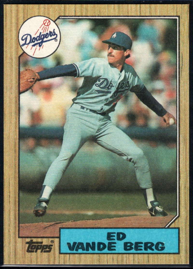 1987 Topps #717 Ed Vande Berg Dodgers Image 1