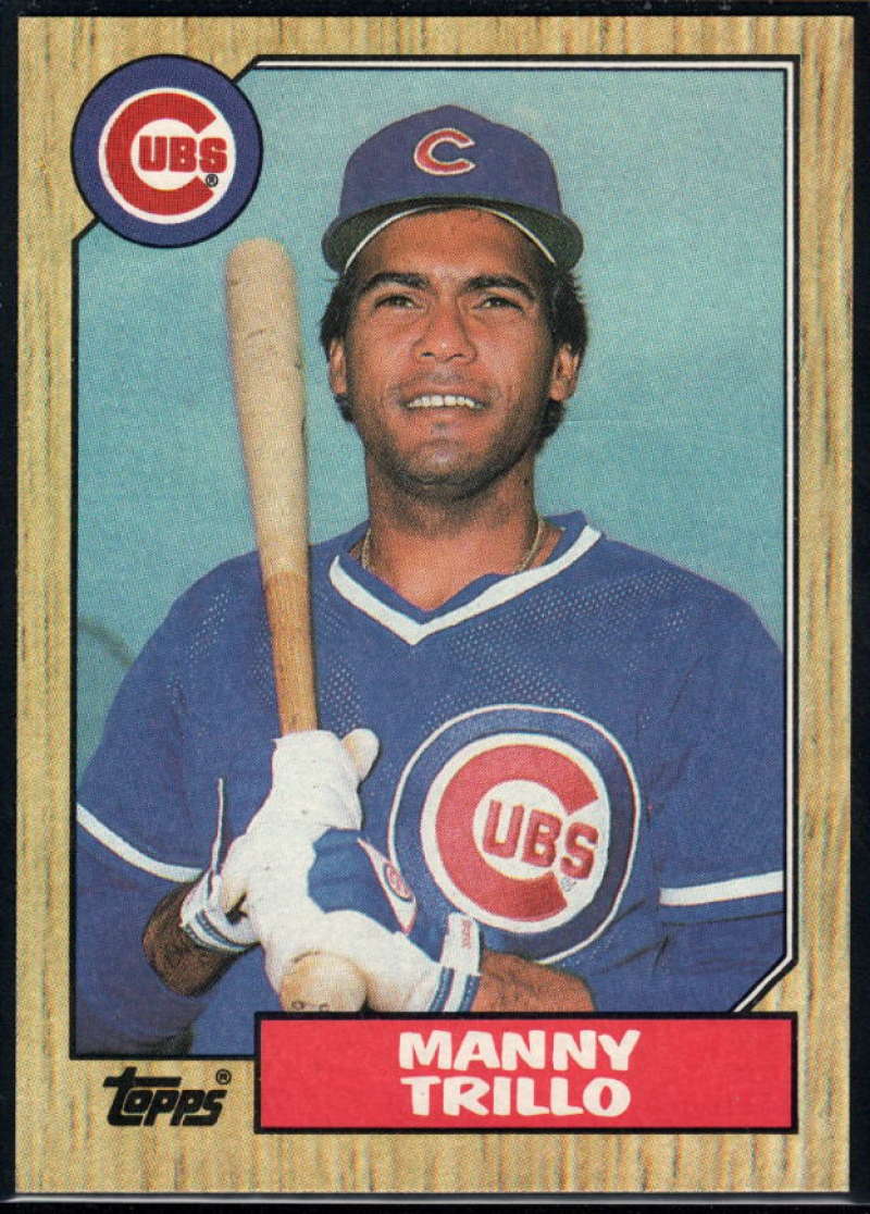 1987 Topps #732 Manny Trillo Cubs Image 1