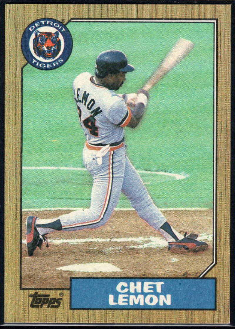 1987 Topps #739 Chet Lemon Tigers Image 1