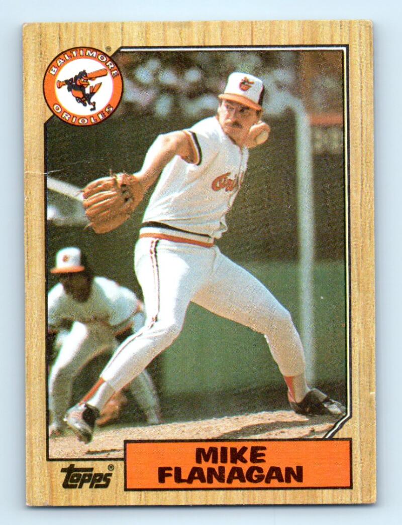 1987 Topps #748 Mike Flanagan Orioles Image 1