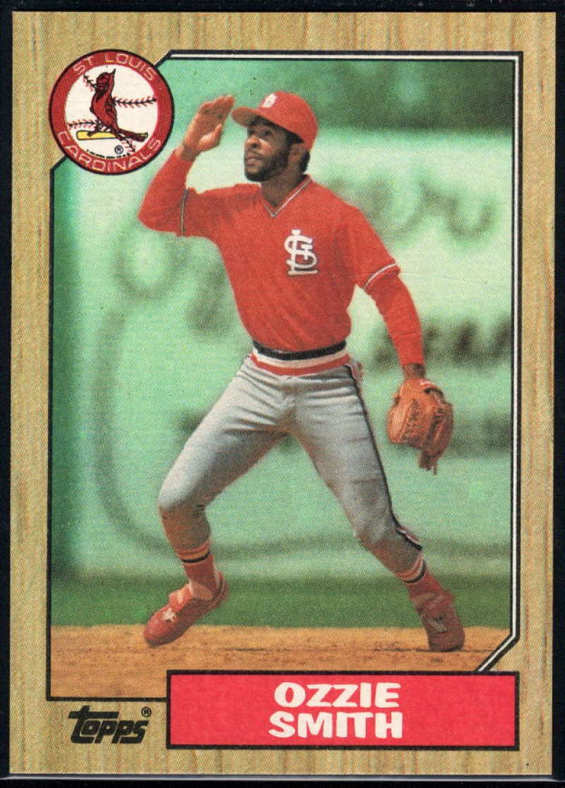 1987 Topps #749 Ozzie Smith Cardinals Image 1