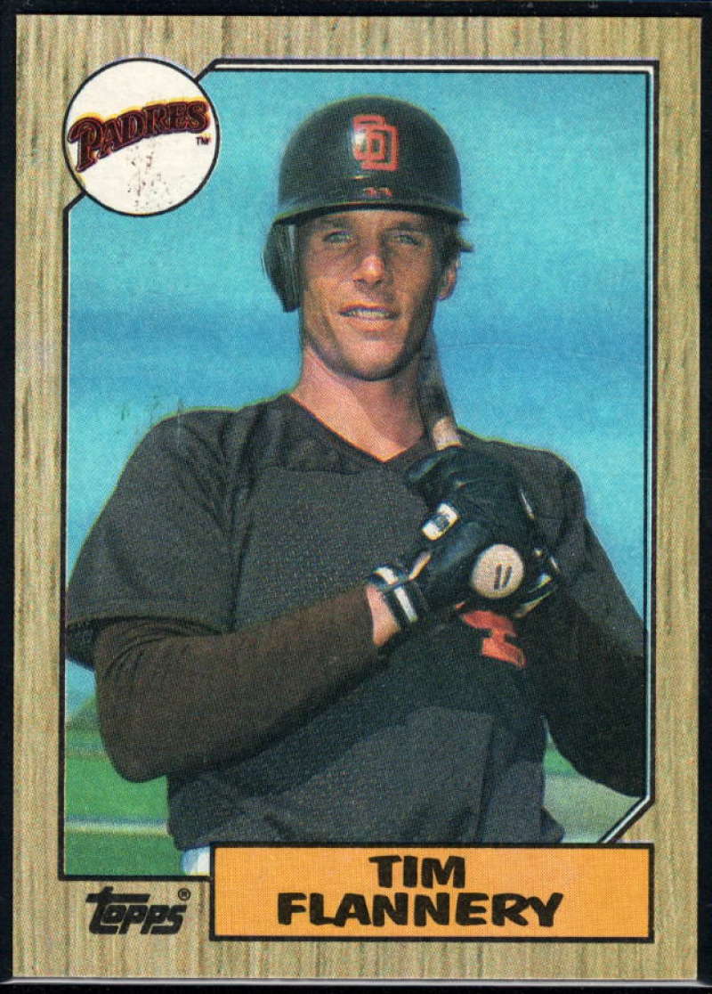 1987 Topps #763 Tim Flannery Padres Image 1