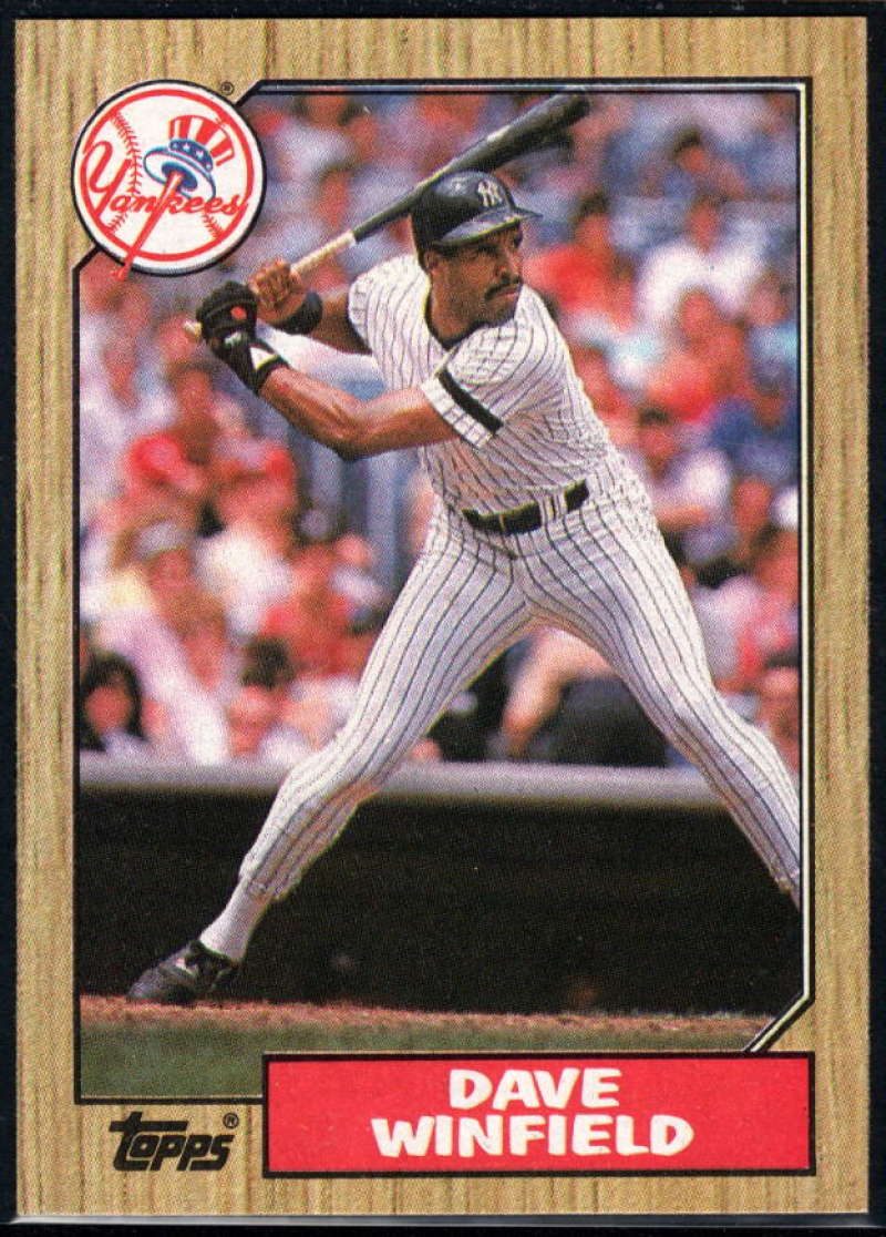 1987 Topps #770 Dave Winfield Yankees Image 1