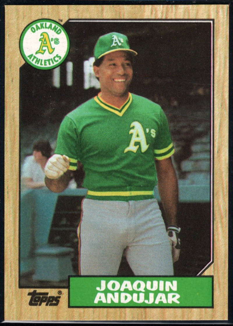 1987 Topps #775 Joaquin Andujar Athletics Image 1