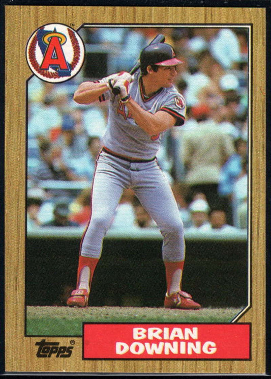 1987 Topps #782 Brian Downing Angels
