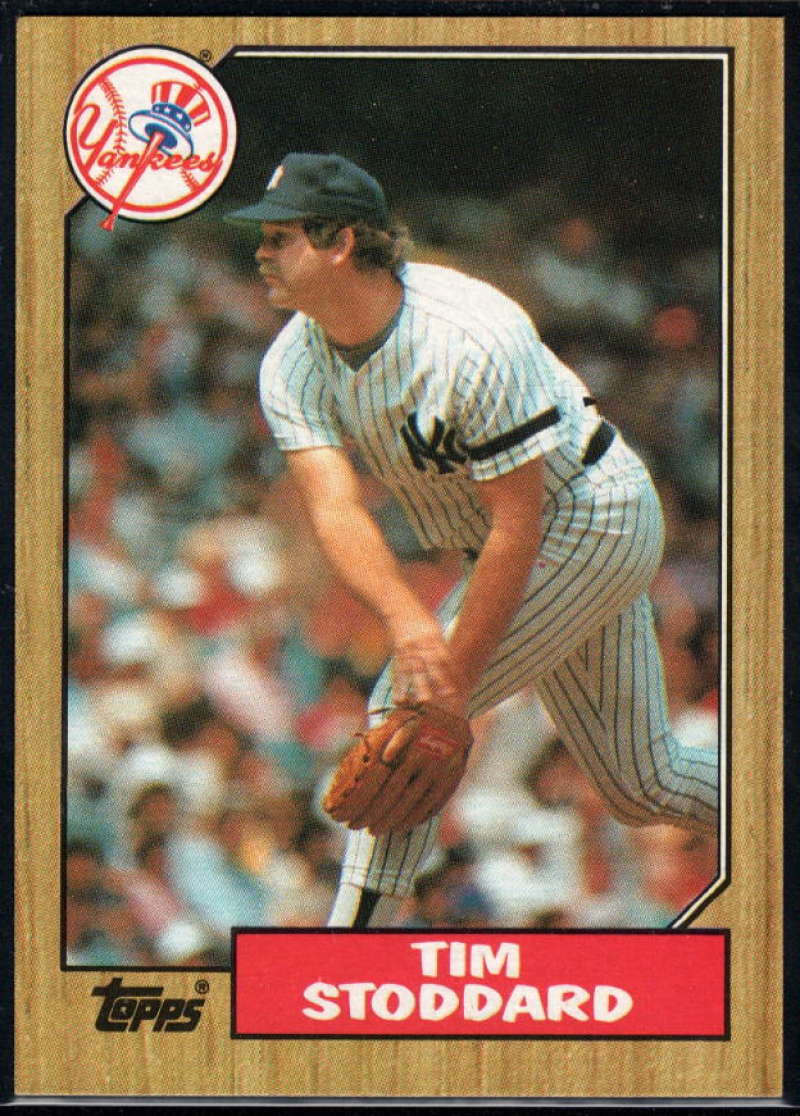 1987 Topps #788 Tim Stoddard Yankees Image 1