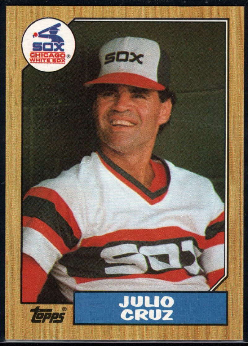 1987 Topps #790 Julio Cruz White Sox Image 1