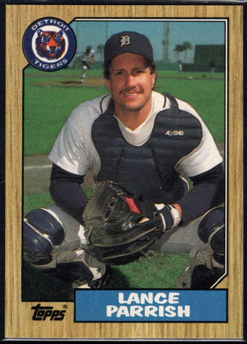 1987 Topps #791 Lance Parrish Tigers UER Image 1