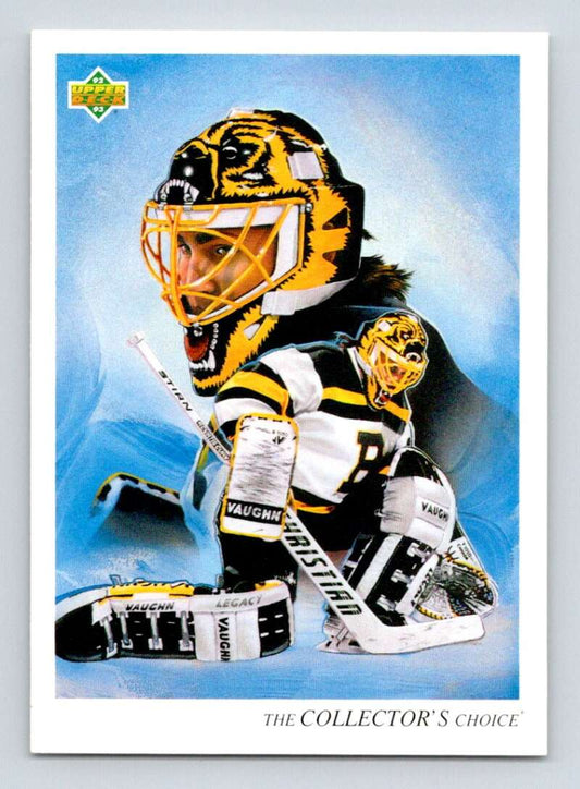 1992-93 Upper Deck Hockey  #1 Andy Moog TC  Boston Bruins  Image 1