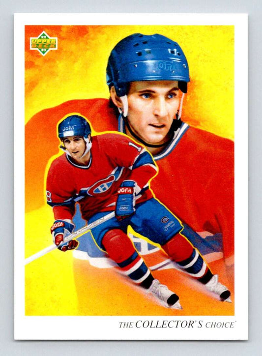 1992-93 Upper Deck Hockey  #10 Denis Savard TC  Montreal Canadiens  Image 1