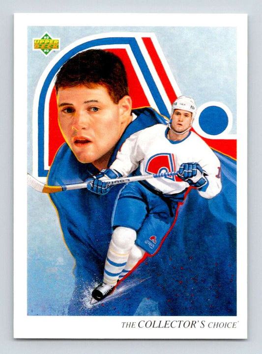 1992-93 Upper Deck Hockey  #17 Owen Nolan TC  Quebec Nordiques  Image 1