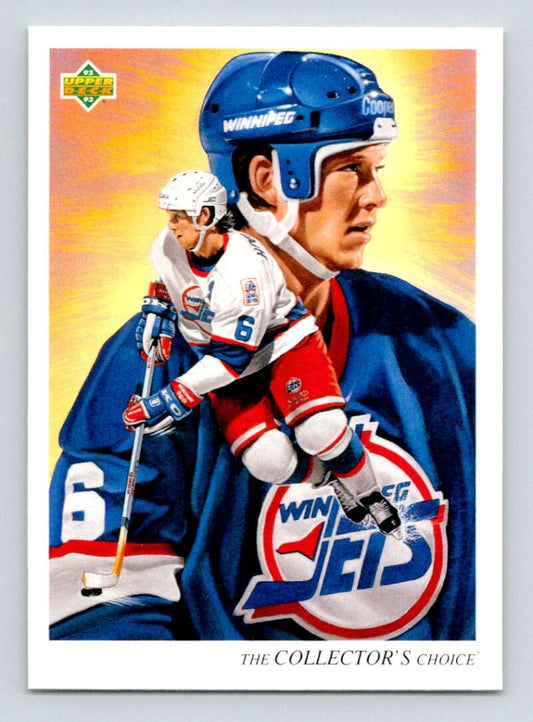 1992-93 Upper Deck Hockey  #24 Phil Housley TC  Winnipeg Jets  Image 1