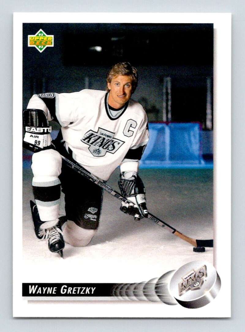 1992-93 Upper Deck Hockey  #25 Wayne Gretzky  Los Angeles Kings  Image 1