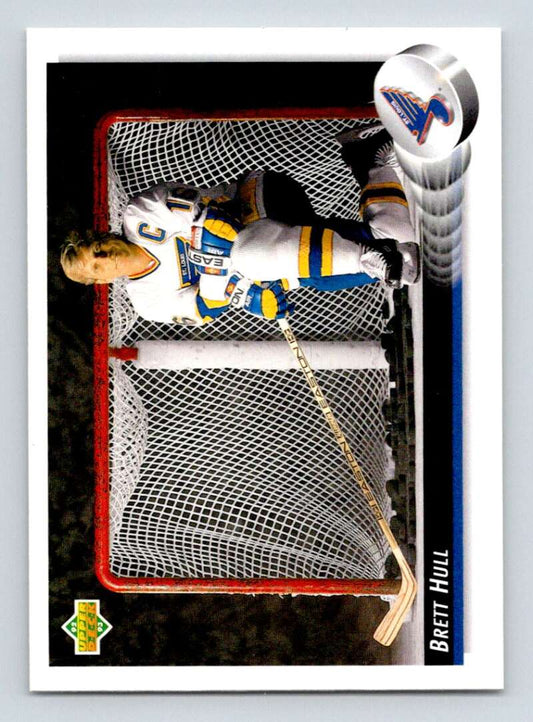 1992-93 Upper Deck Hockey  #29 Brett Hull  St. Louis Blues  Image 1