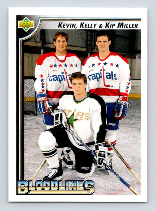 1992-93 Upper Deck Hockey  #35 Miller Bros.  Minnesota North Stars  Image 1