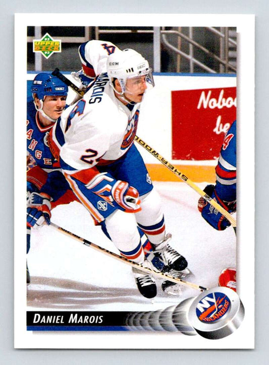 1992-93 Upper Deck Hockey  #71 Daniel Marois  New York Islanders  Image 1
