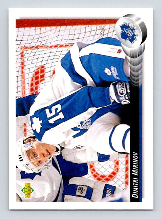 1992-93 Upper Deck Hockey  #83 Dmitri Mironov  Toronto Maple Leafs  Image 1