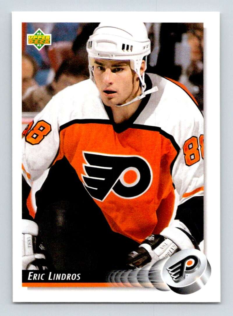 1992-93 Upper Deck Hockey  #88 Eric Lindros  SP Philadelphia Flyers  Image 1