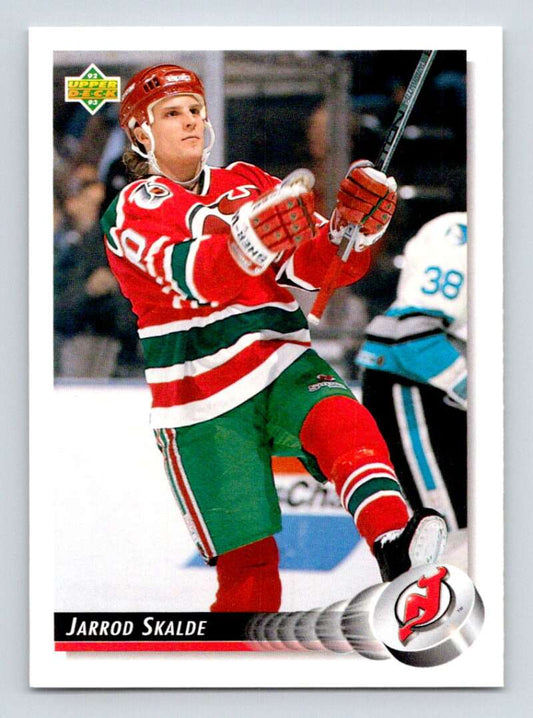 1992-93 Upper Deck Hockey  #91 Jarrod Skalde  New Jersey Devils  Image 1
