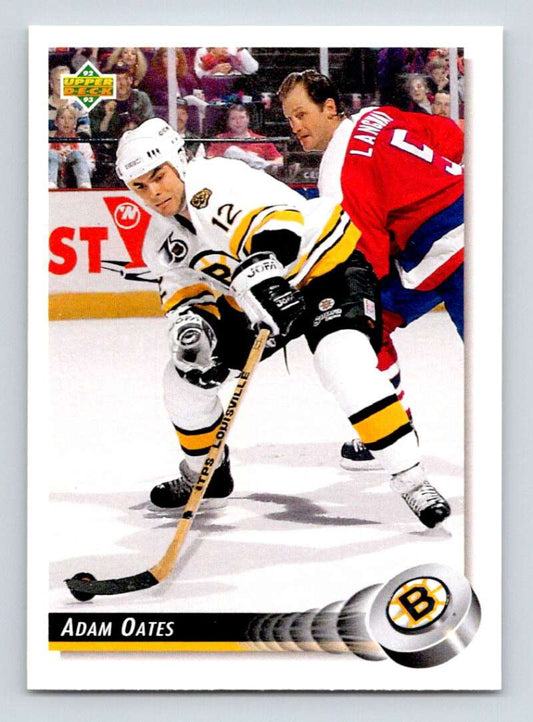 1992-93 Upper Deck Hockey  #133 Adam Oates  Boston Bruins  Image 1