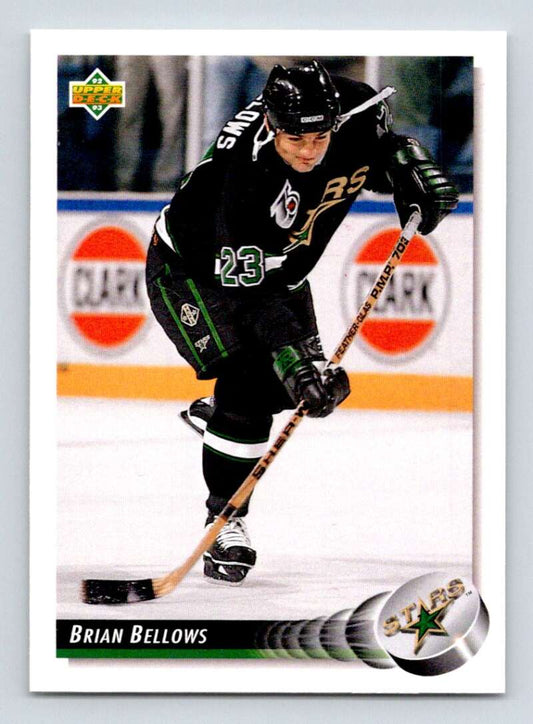 1992-93 Upper Deck Hockey  #172 Brian Bellows  Minnesota North Stars  Image 1