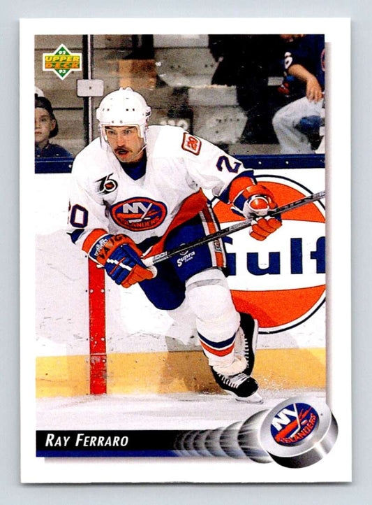 1992-93 Upper Deck Hockey  #193 Ray Ferraro  New York Islanders  Image 1