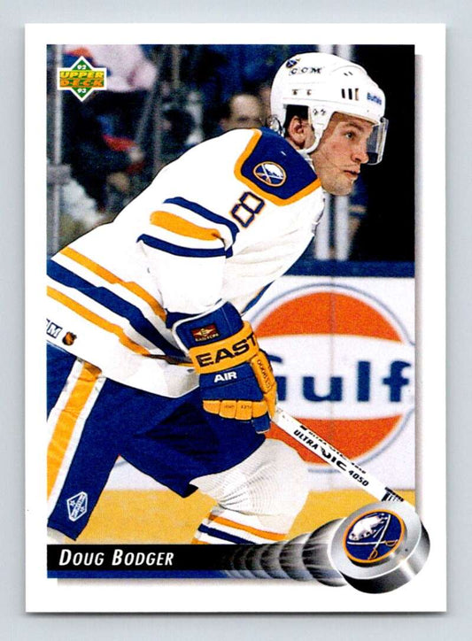 1992-93 Upper Deck Hockey  #207 Doug Bodger  Buffalo Sabres  Image 1