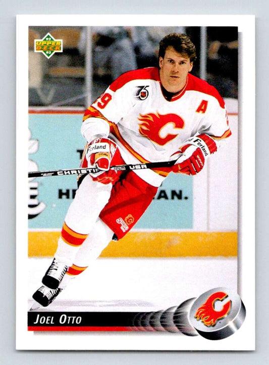 1992-93 Upper Deck Hockey  #220 Joel Otto  Calgary Flames  Image 1