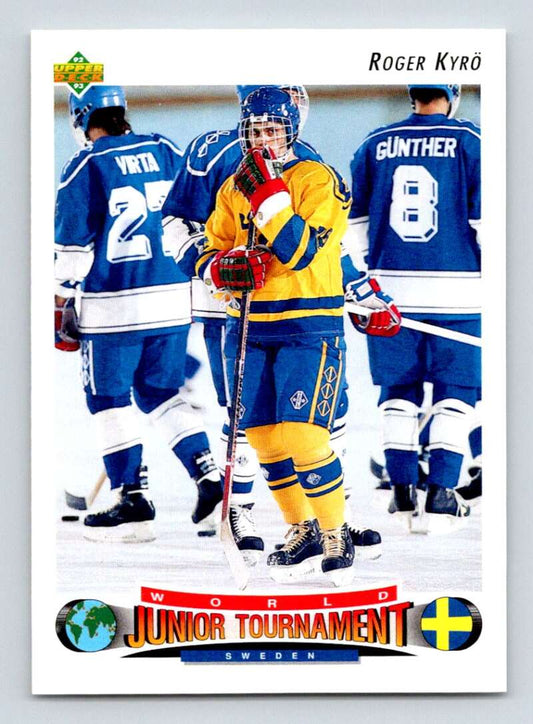 1992-93 Upper Deck Hockey  #226 Roger Kyro  RC Rookie  Image 1