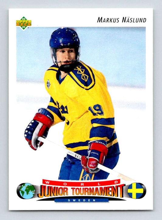 1992-93 Upper Deck Hockey  #234 Markus Naslund  RC Rookie  Image 1