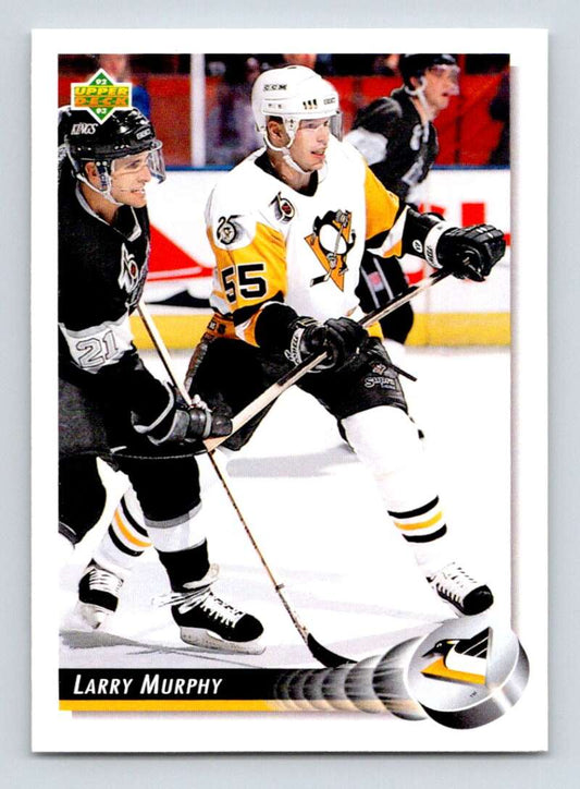 1992-93 Upper Deck Hockey  #241 Larry Murphy  Pittsburgh Penguins  Image 1