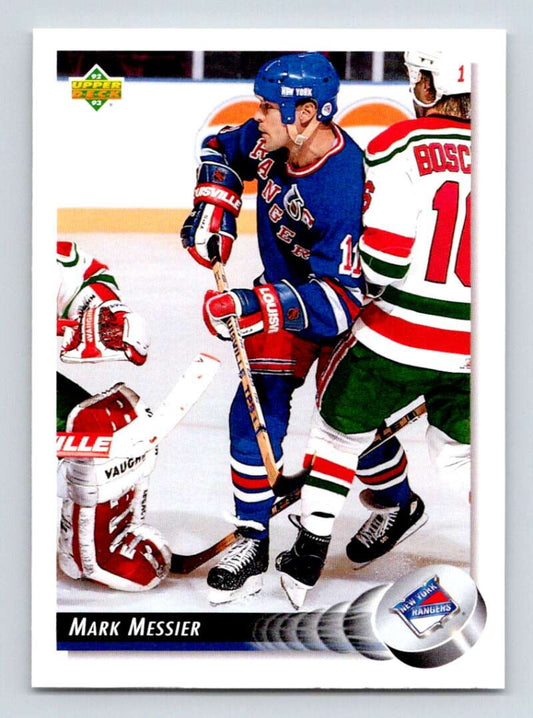 1992-93 Upper Deck Hockey  #242 Mark Messier  New York Rangers  Image 1